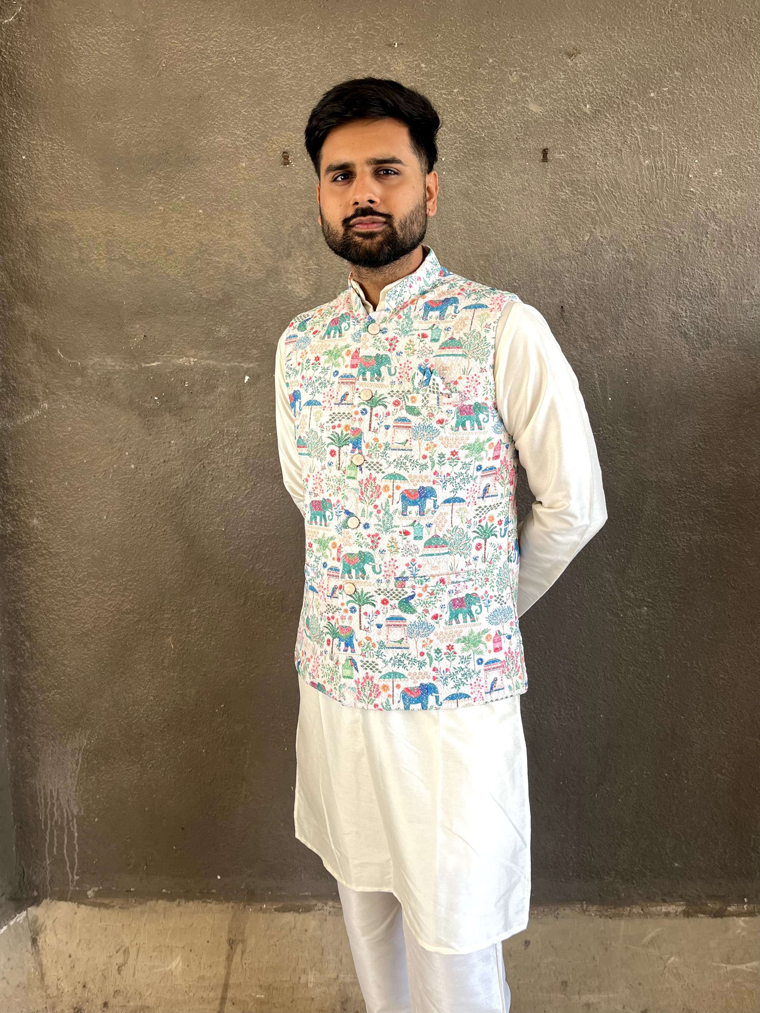 MERAKI KOTI KURTA SET by Rutva fashion