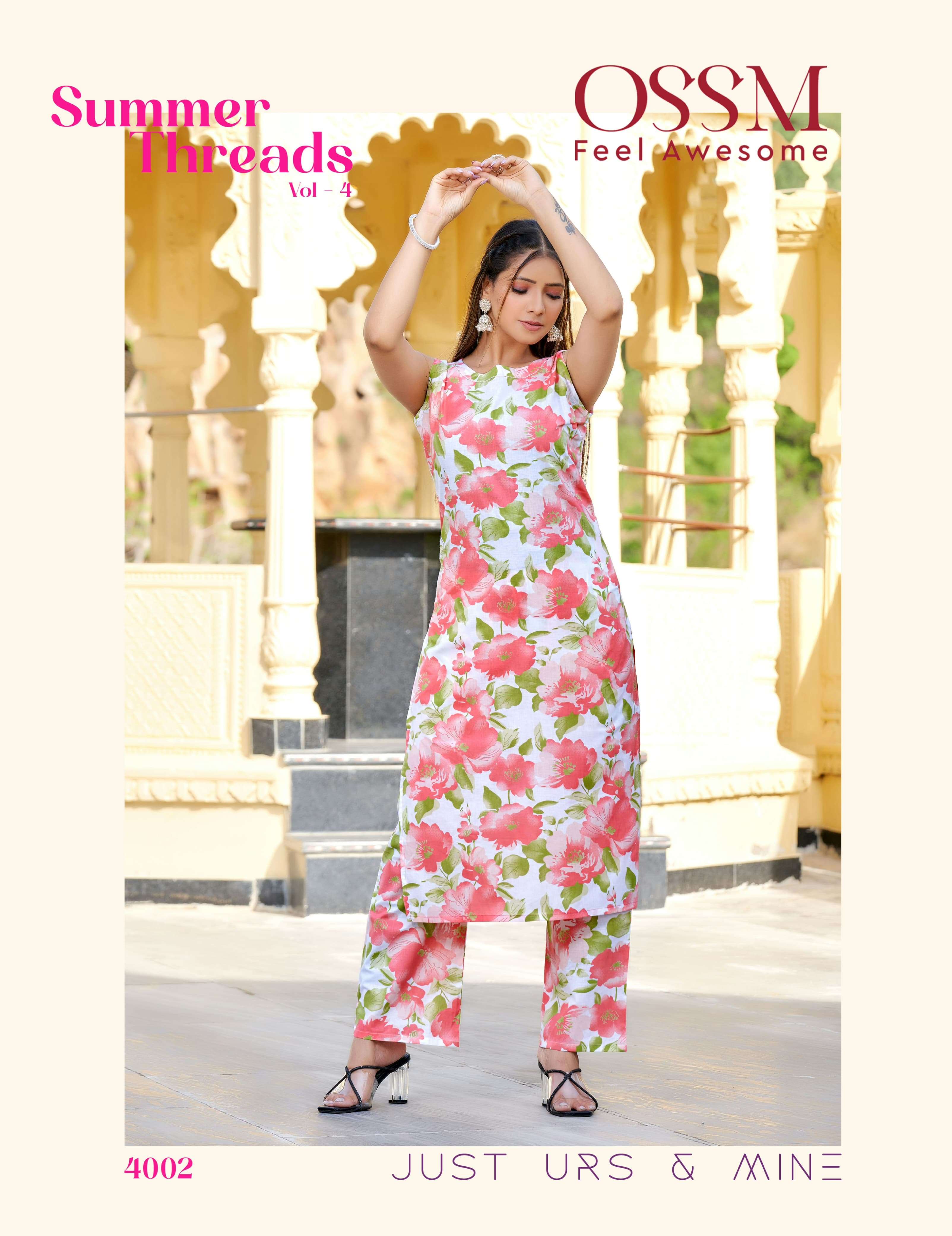 Summer Threads vol 4 by OSSM wholesale supplier Surat 