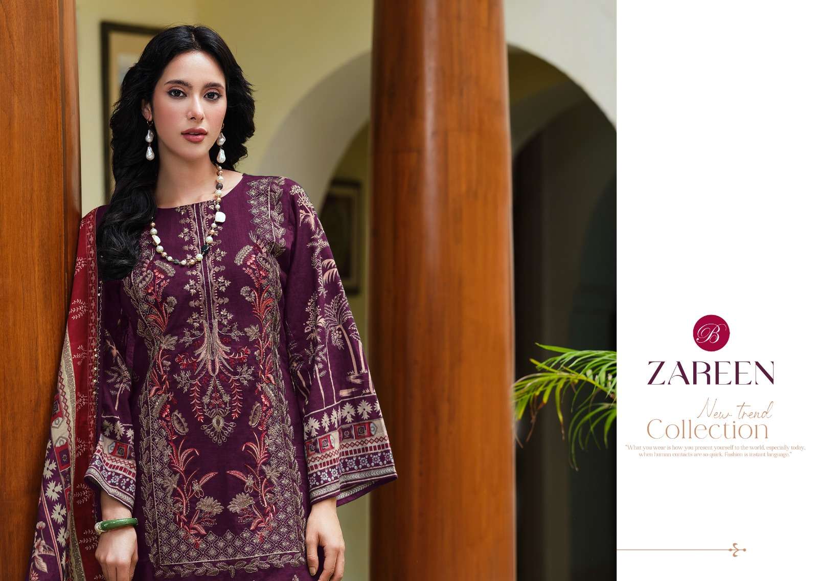 Zareen by belliza designer studio wholesale supplier Surat 